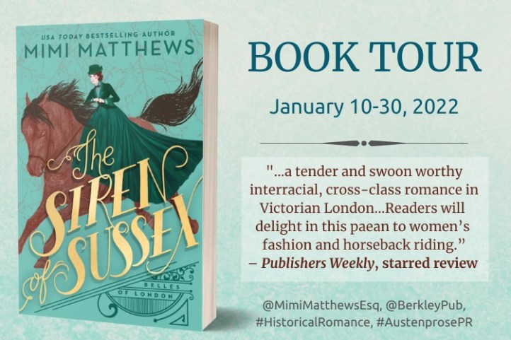 Siren of Sussex Book Tour Graphic